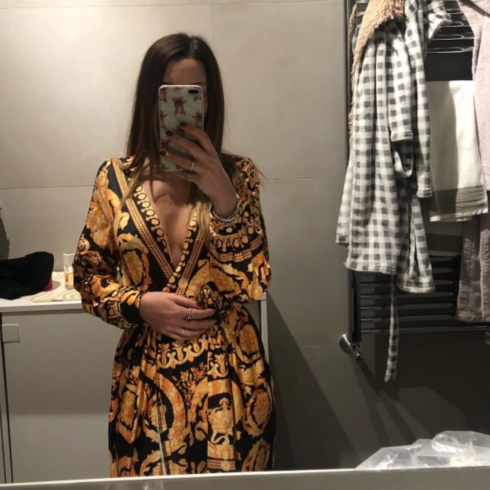 Boho Wrap Long Sleeve Maxi - Picture 4 of 8